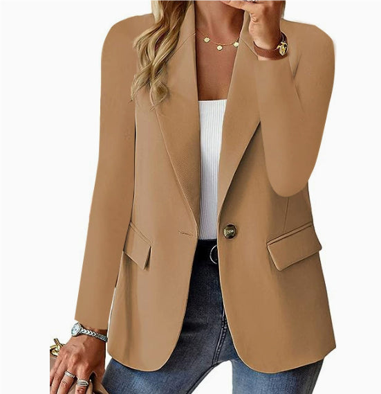 Women's Casual Pleated Blazer | ZA-Zola Fashion