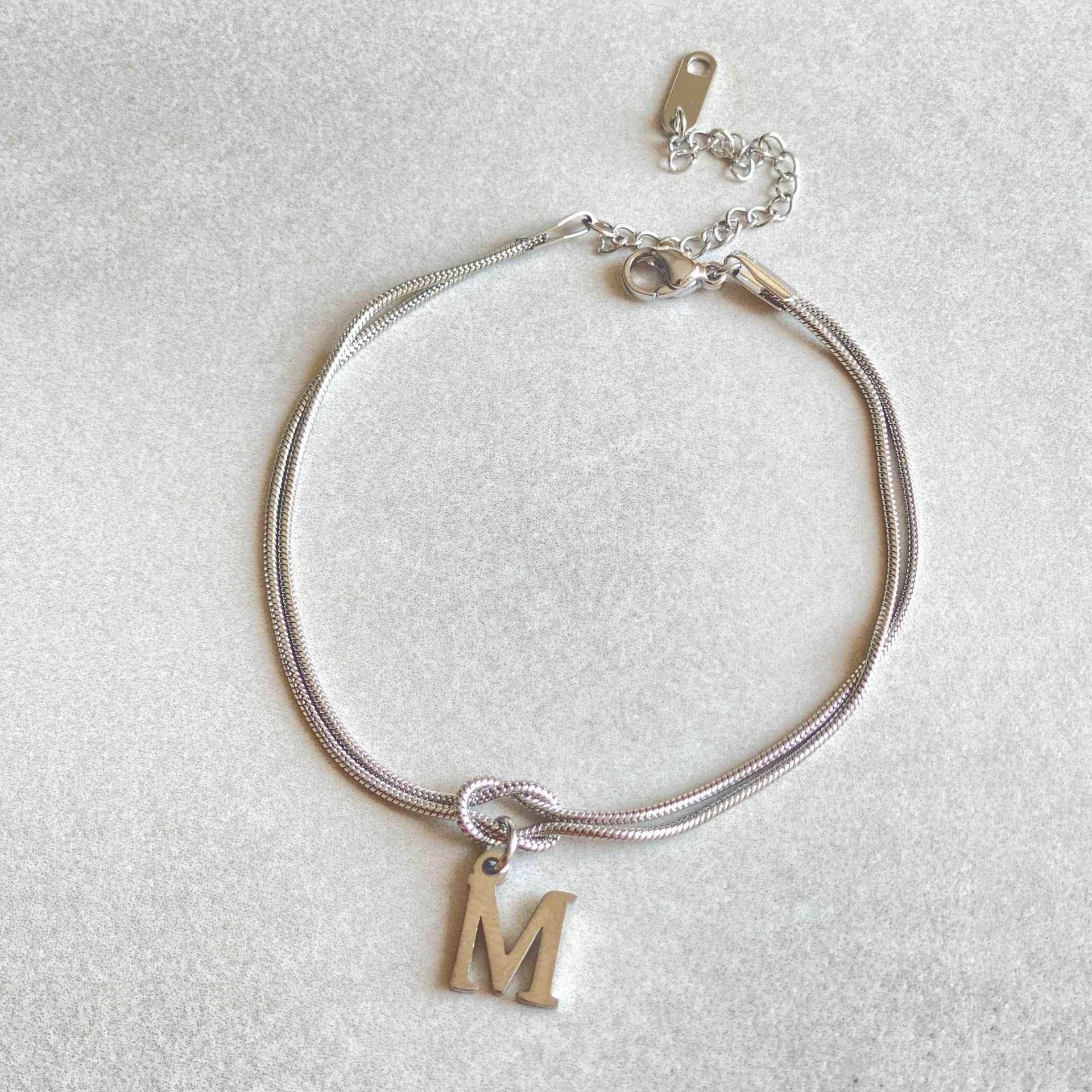 A-Z Love Knot Bracelets | Personalized Jewelry Gift - ZA-Zola