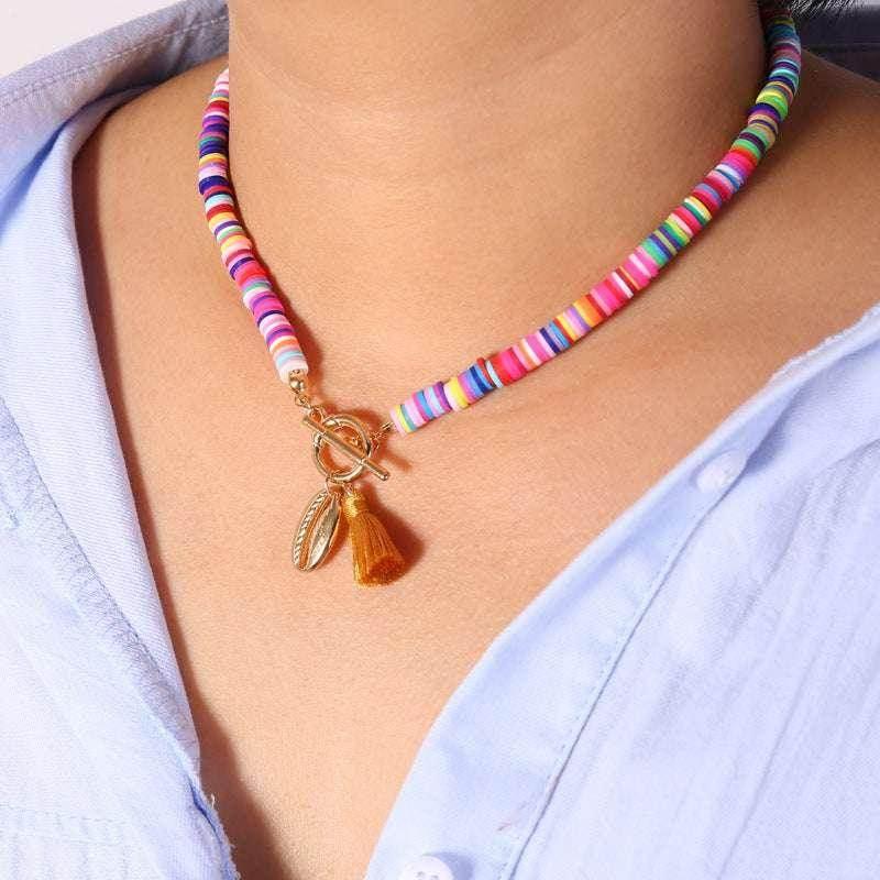Boho Shell Tassel Necklace – Sweet & Wild Style - ZA-Zola