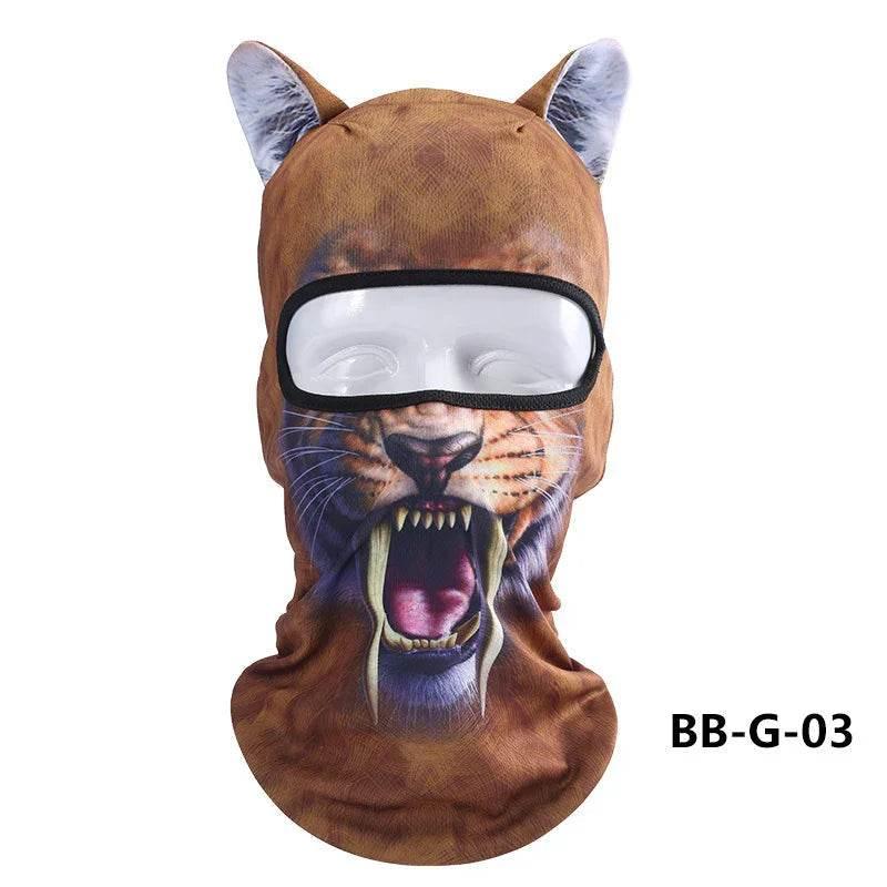 3D Animal Print Sun Protection Headgear Unisex - ZA-Zola