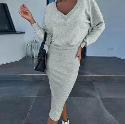 Sweater & Vest Skirt Set – Layered Chic Vibe - ZA-Zola