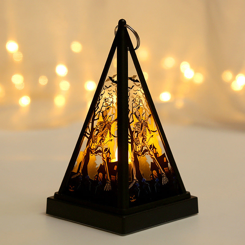 Halloween Witch Skull Nightlight | Portable LED Decor