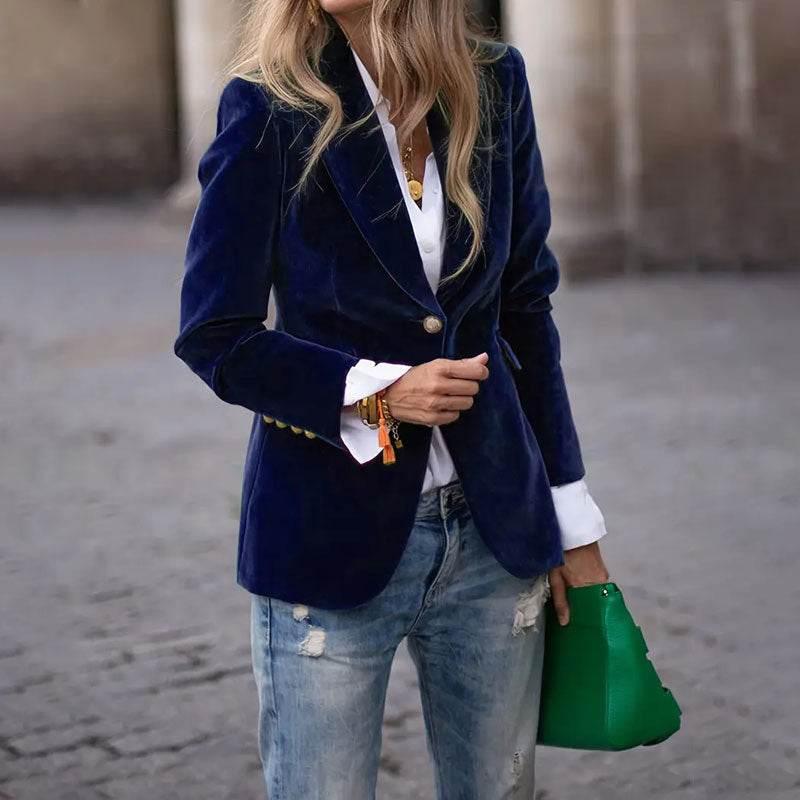 Women's Jacket | Women's Clothing Business Casual Fashion - ZA-Zola