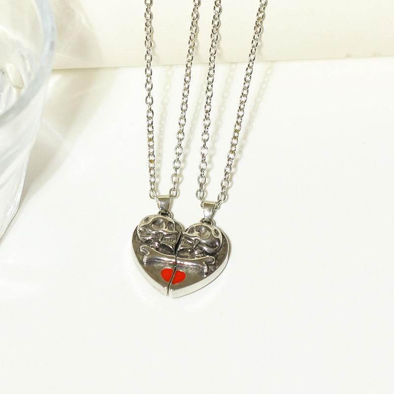 ZA-Zola Punk Retro Skull Couple Necklace - ZA-Zola