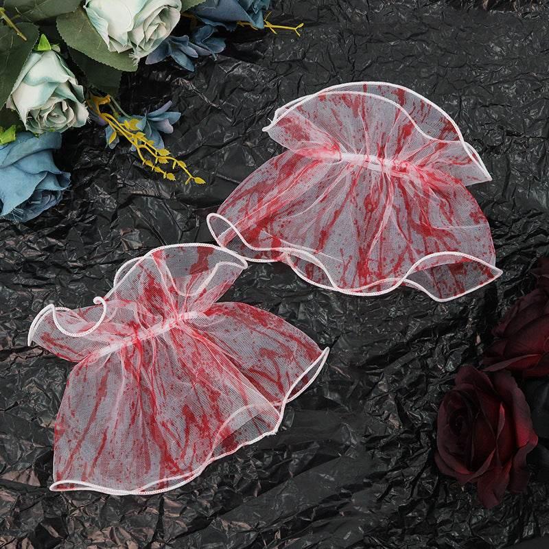 ZA-Zola Halloween Rose Lace Headdress & Bracelet - ZA-Zola