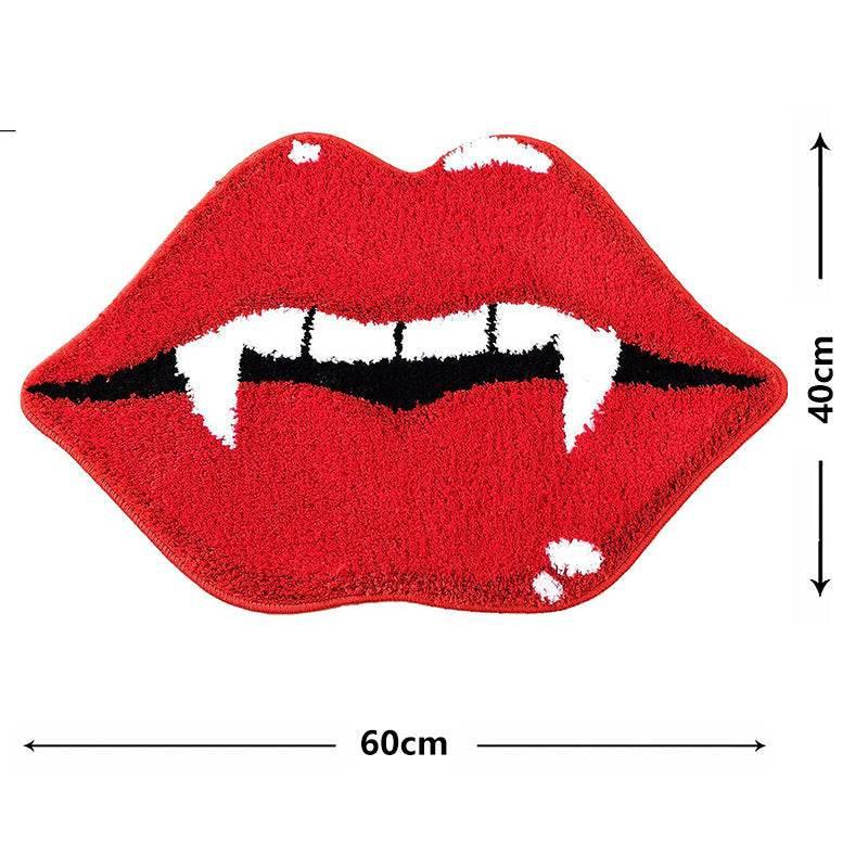 ZA-Zola Halloween Horror Doormat Spider & Lips - ZA-Zola
