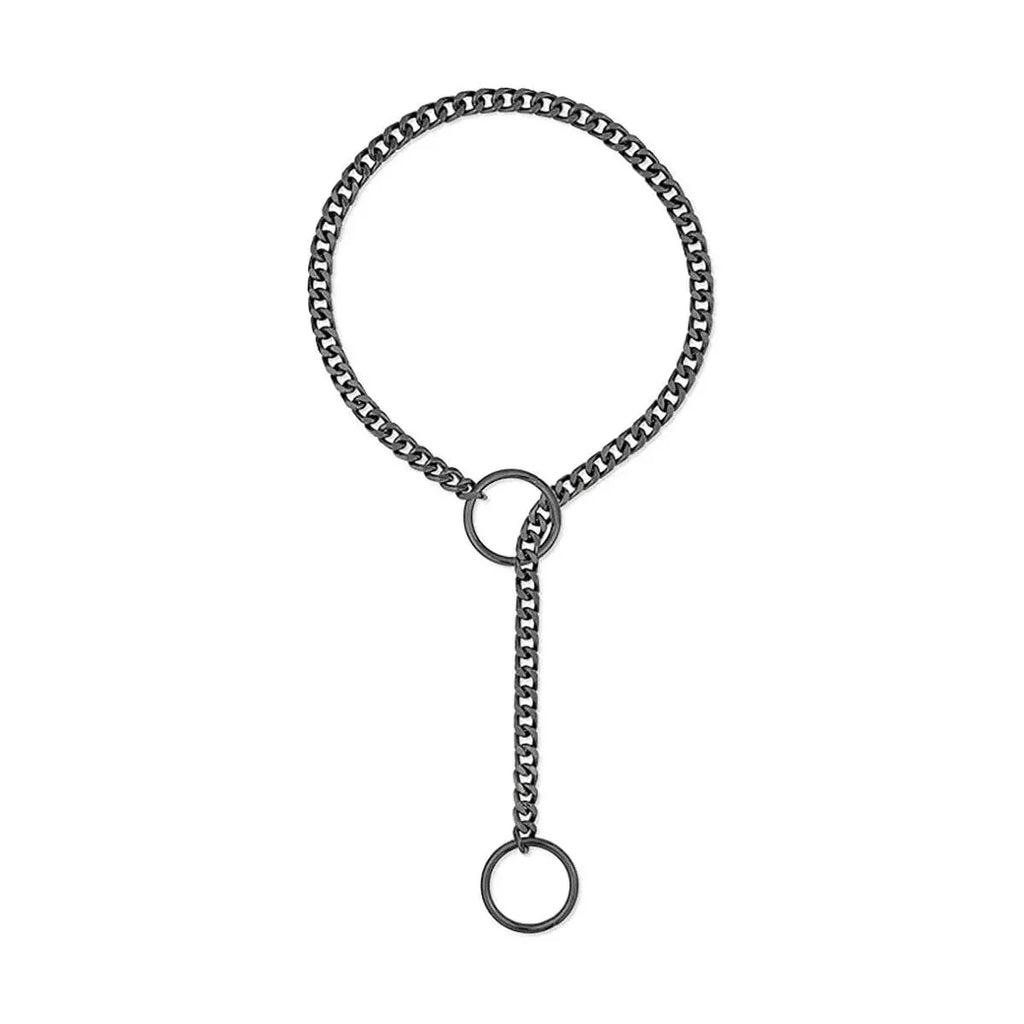 Stainless Steel Lariat Heart Necklace – Punk Rock Style - ZA-Zola