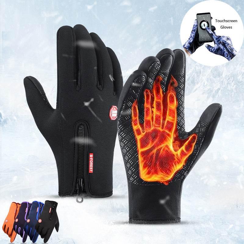 Winter Gloves Touch Screen Waterproof Motorcycle Fleece Gloves - ZA-Zola