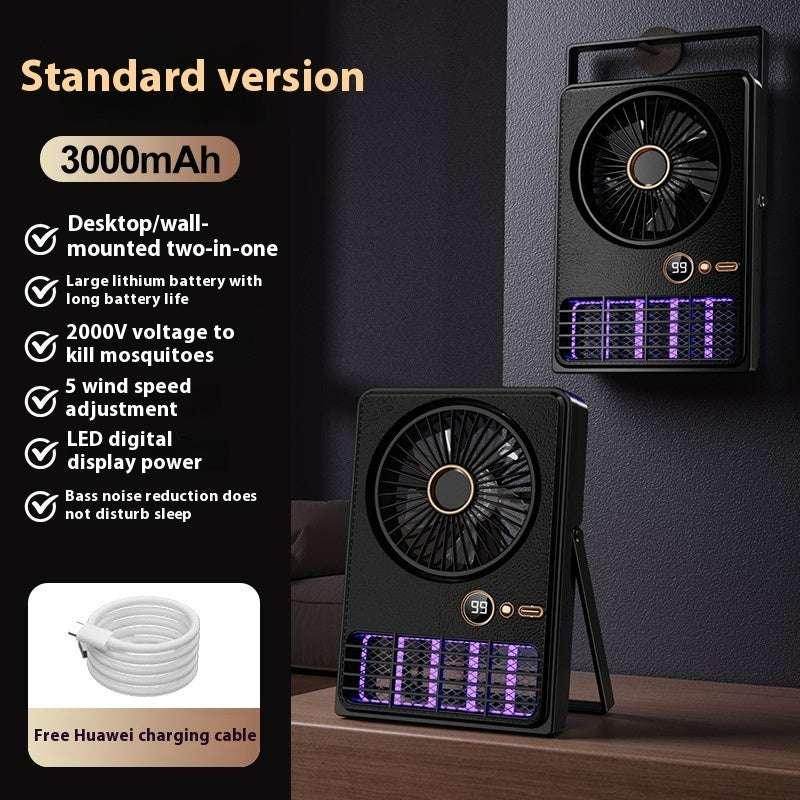Rechargeable Fan Mosquito Killer Lamp Outdoor Use - ZA-Zola