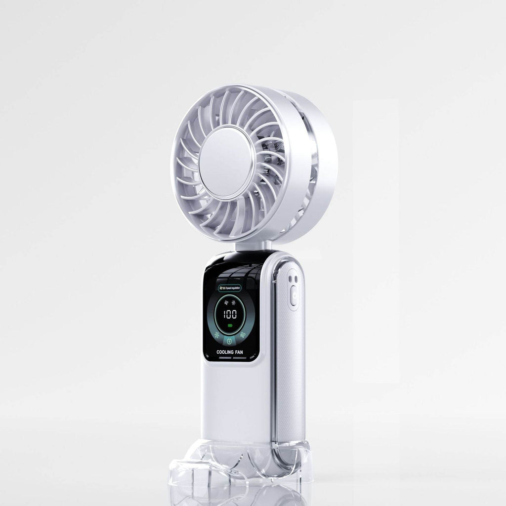 ZA-Zola Ice Compress Digital Display Handheld Fan - ZA-Zola