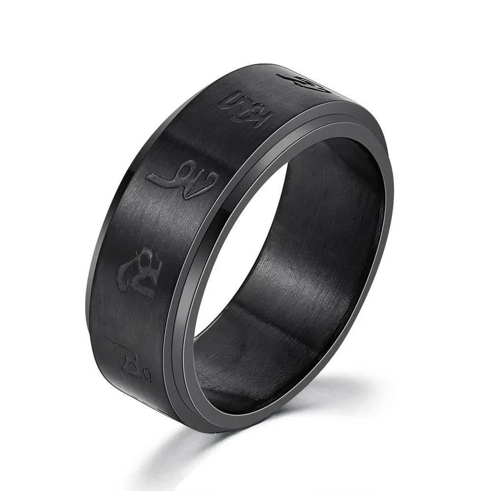 Titanium Steel Hip Hop Ring for Men & Women - ZA-Zola