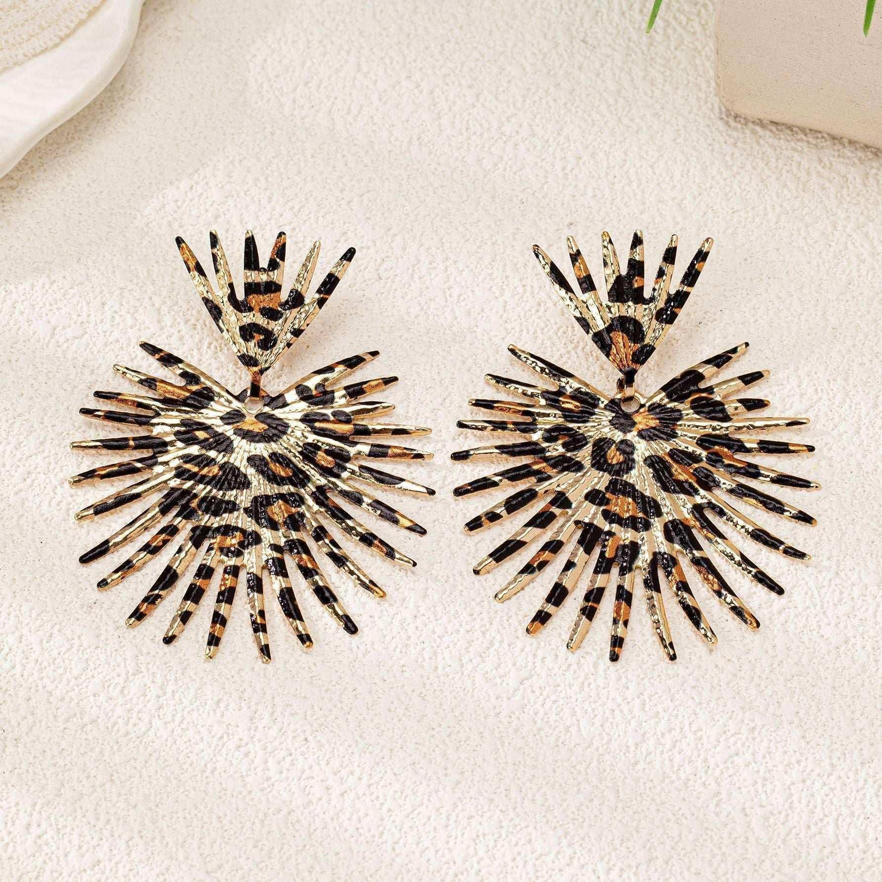 Leopard Print Women's Earrings – Bold Fashion Style - ZA-Zola
