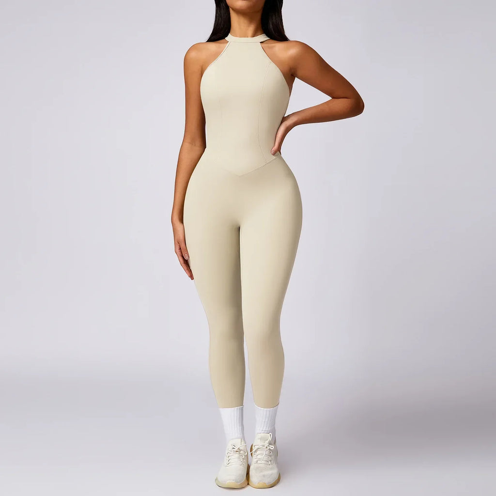 Beauty Back Yoga Jumpsuit for Women – Quick-Drying Sportswear - ZA-Zola