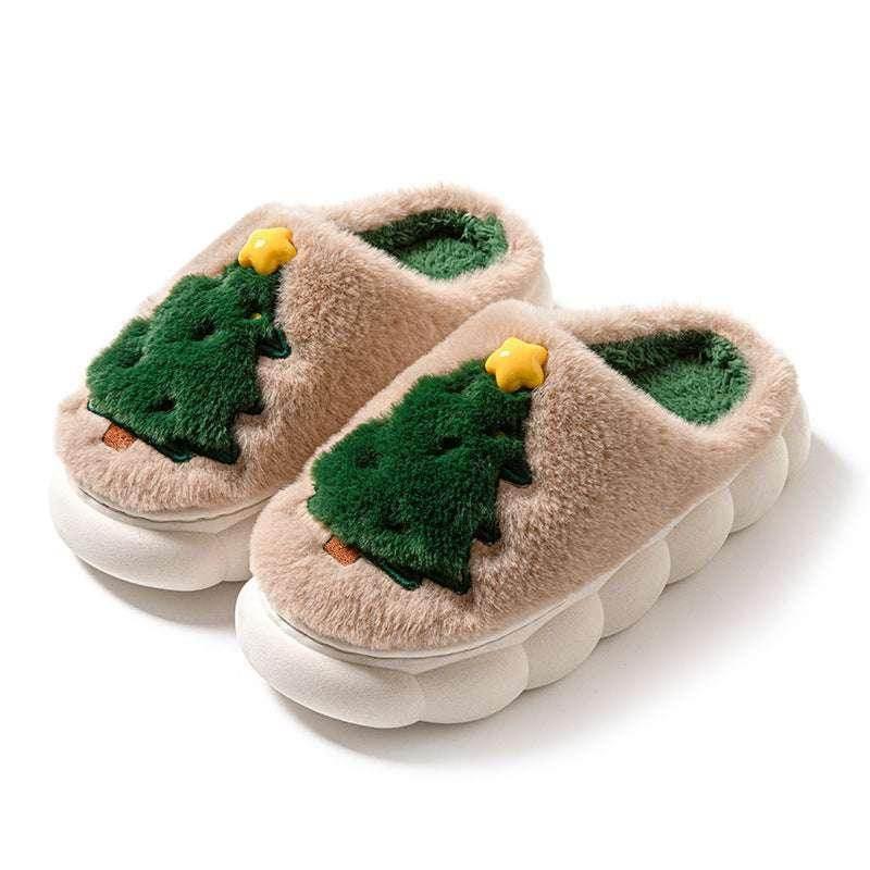 Christmas Tree Slippers – Cozy Festive Comfort - ZA-Zola