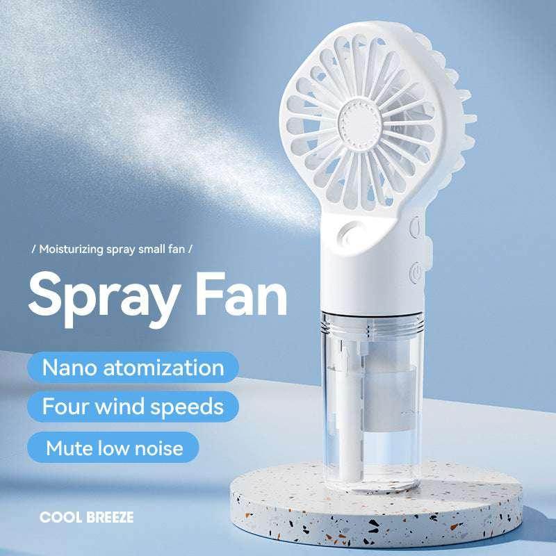 Portable 4-Speed Spray Mist Fan USB Rechargeable - ZA-Zola