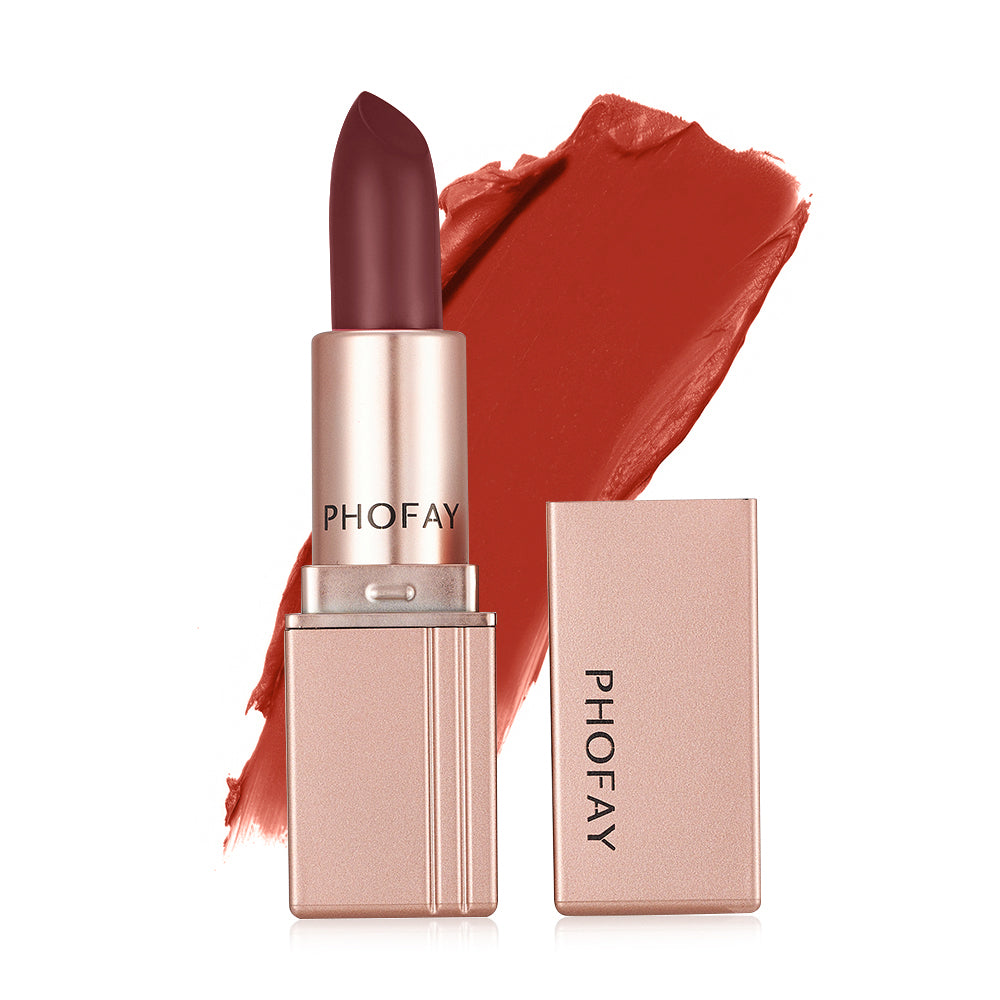 PHOFAY Matte Lipstick | Long-Lasting Waterproof Lip Color