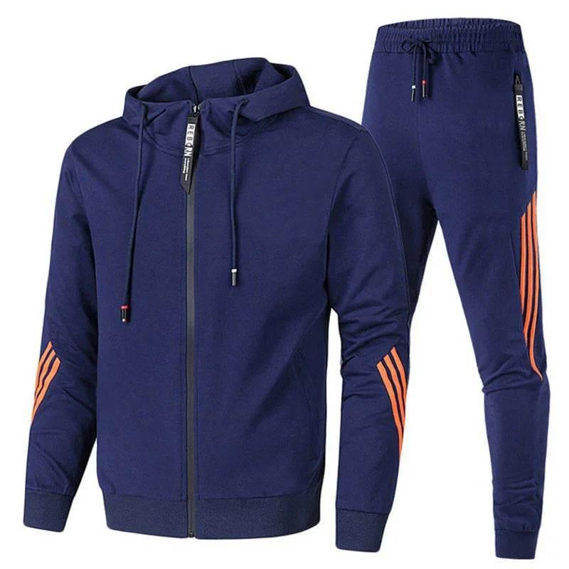 Men's Hooded Sports Set – Tracksuit for All Seasons - ZA-Zola