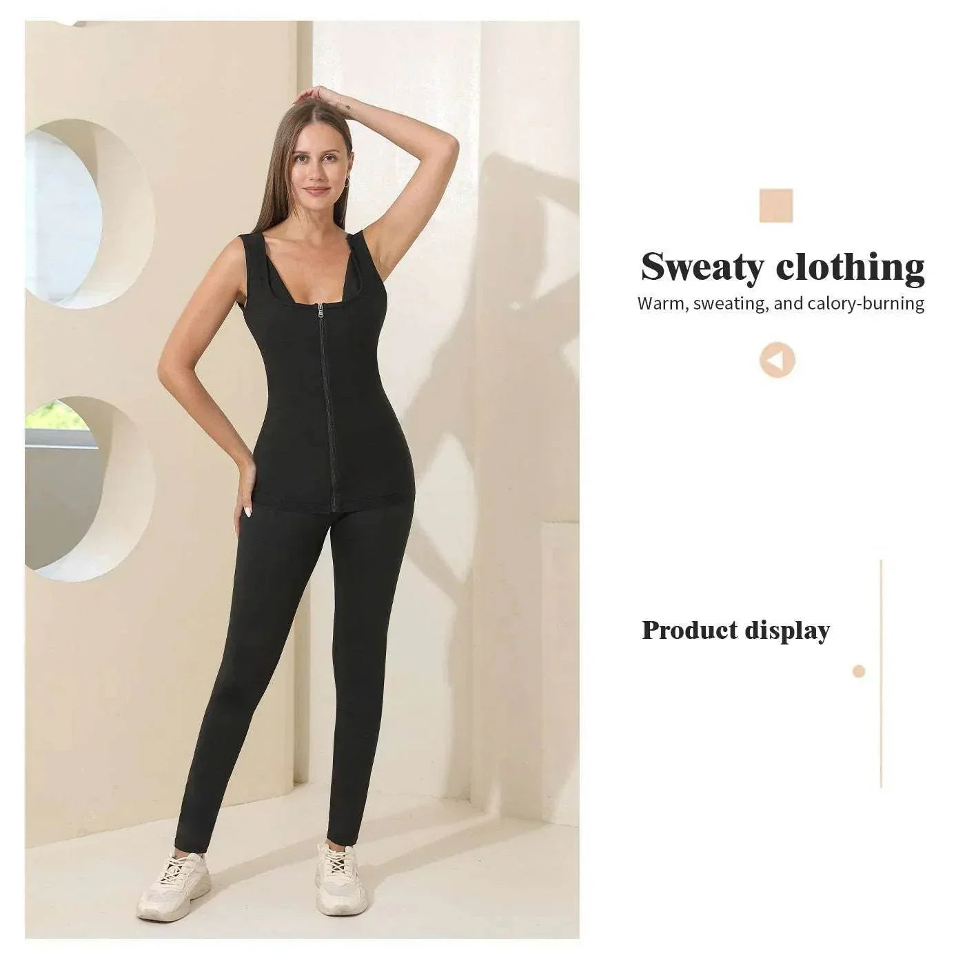 Buy Women's Zip Vest – Stylish Shapewear Sweatshirt! - ZA-Zola