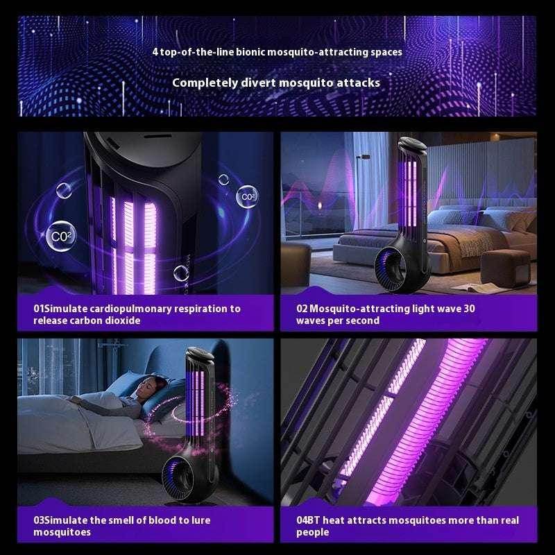 USB Mosquito Killing Lamp - Rechargable LED Trap - ZA-Zola