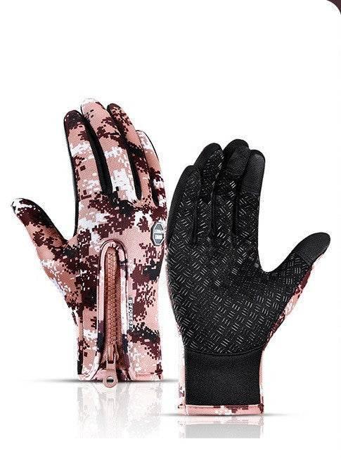 Winter Gloves Touch Screen Waterproof Motorcycle Fleece Gloves - ZA-Zola
