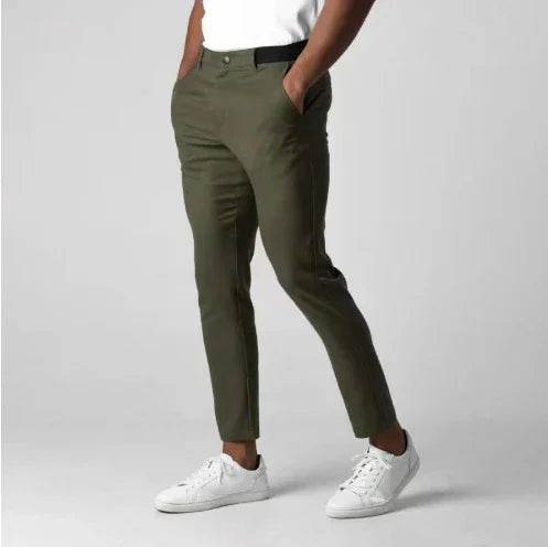 Men's Japanese Style Youth Business Cotton Trousers - ZA-Zola