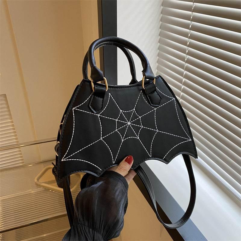ZA-Zola Halloween Spider Web Crossbody Saddle Bag - ZA-Zola