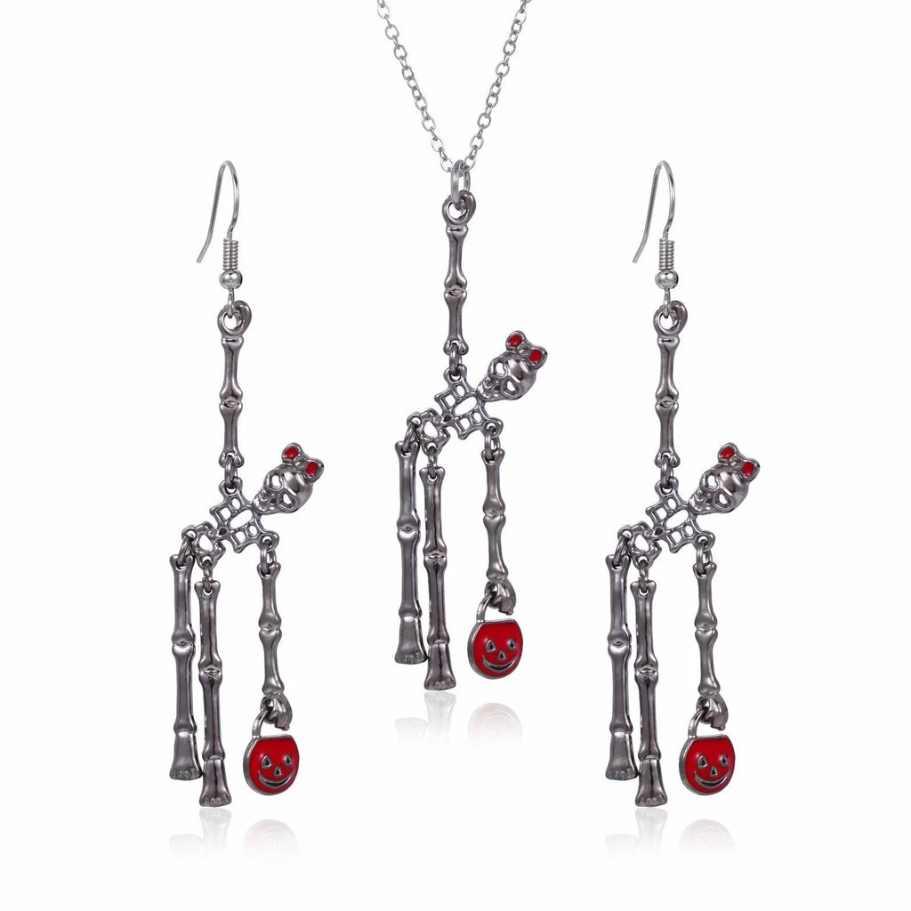 ZA-Zola Halloween Skeleton Jewelry Set - ZA-Zola
