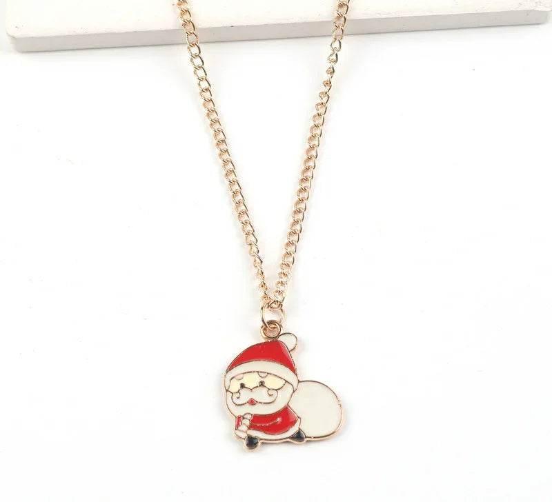 Shop Santa & Snowman Necklace – Festive Holiday Gift - ZA-Zola