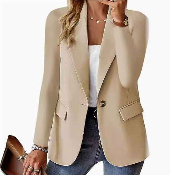 Women's Casual Pleated Blazer | ZA-Zola Fashion
