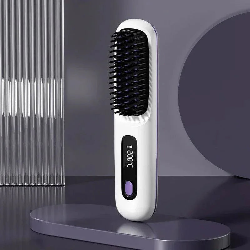 Portable Wireless Hair Straightener – Rechargeable & Travel-Friendly - ZA-Zola