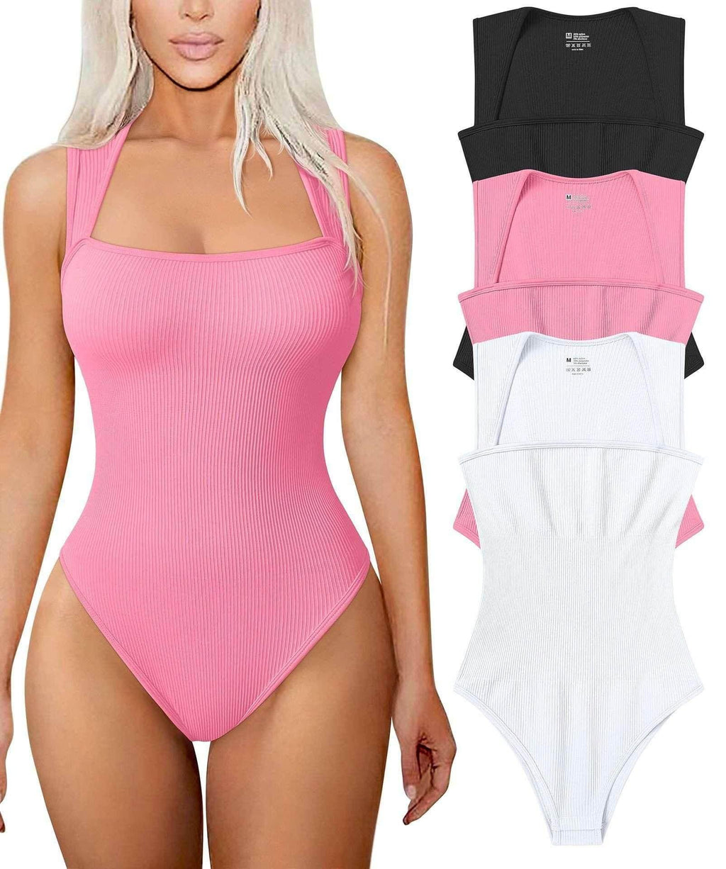 Sleeveless Thread Square Neck Jumpsuit - ZA-Zola