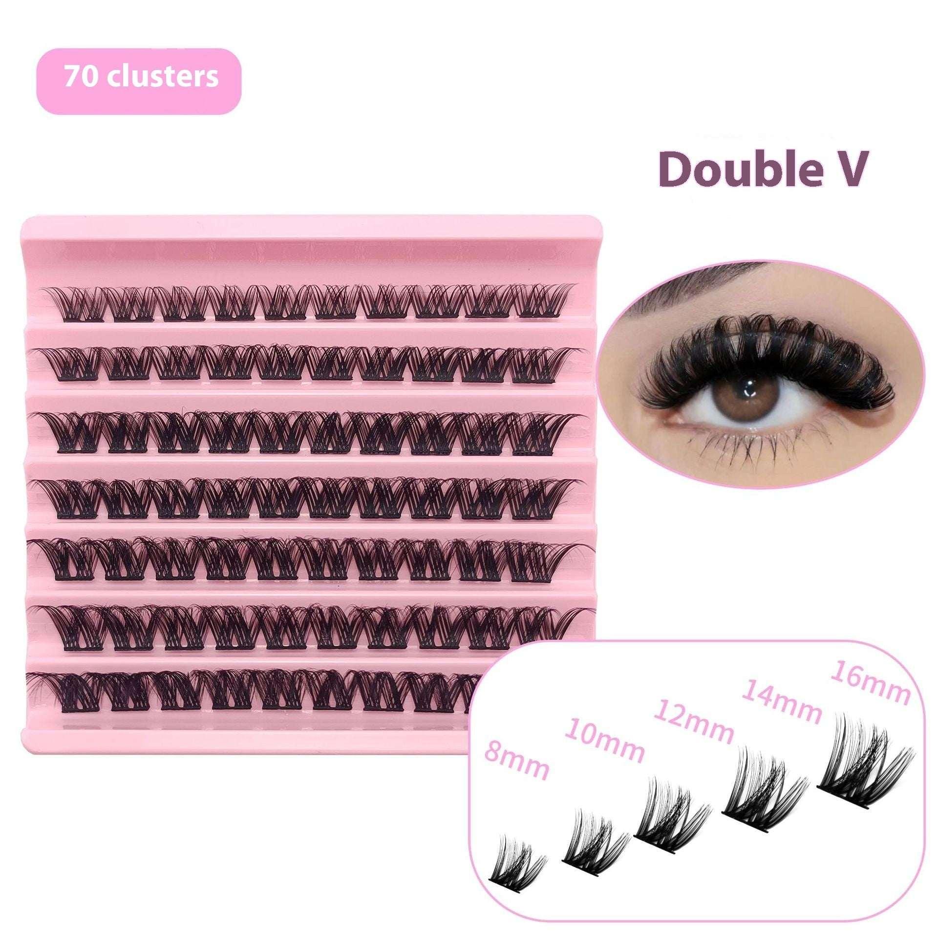 5D Messy False Eyelashes – Thick Hot Melt Volume - ZA-Zola