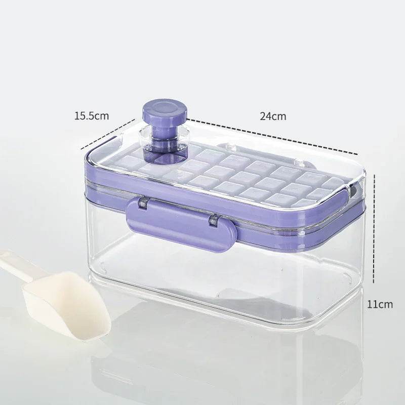 Silicone Press Ice Maker – Single & Double Layer Mold - ZA-Zola