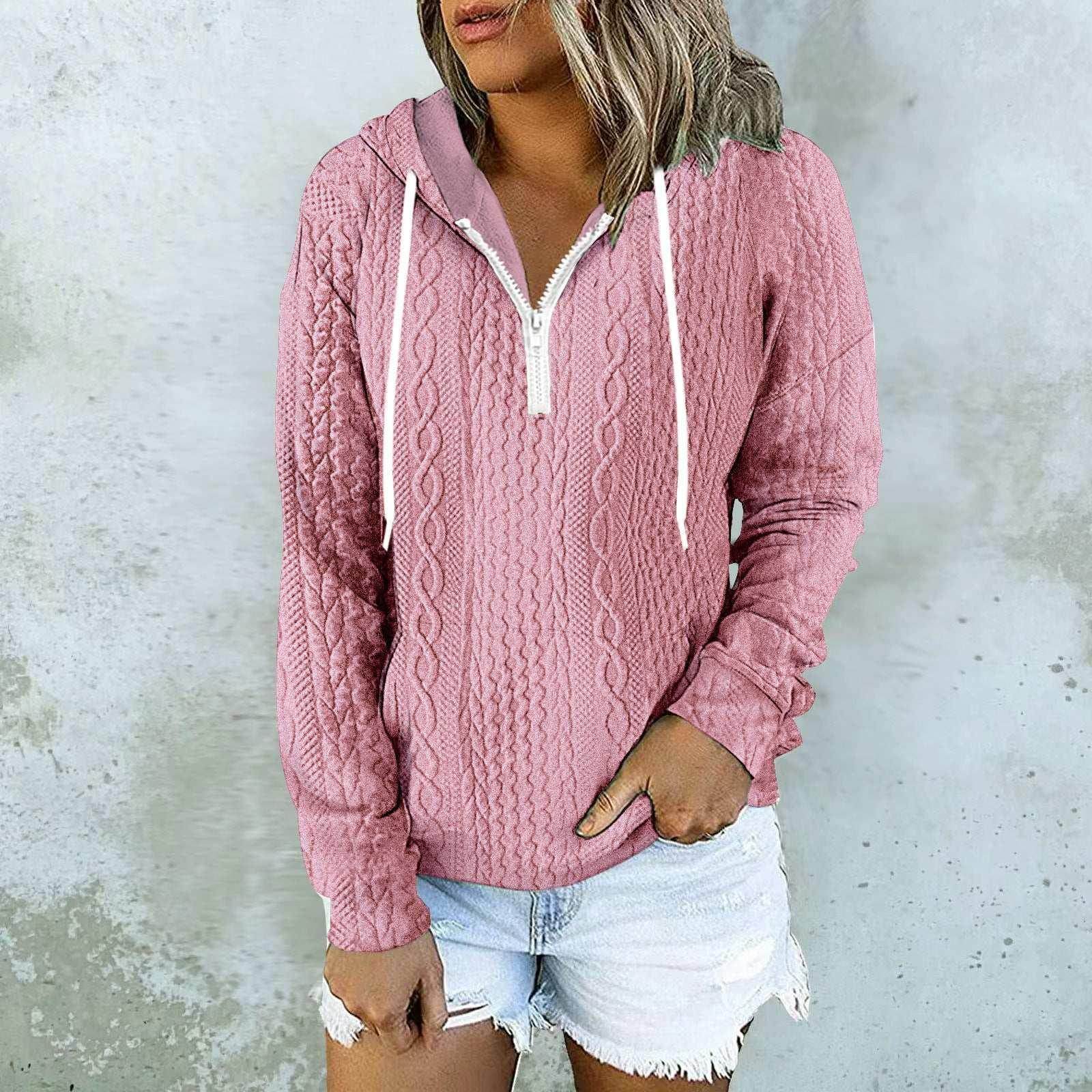 Women's Twist Texture Hoodie – Shop Now! - ZA-Zola