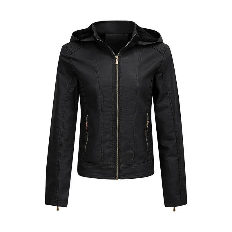 Plush Thickened Hooded Coat Slim Fit Winter Jacket - ZA-Zola
