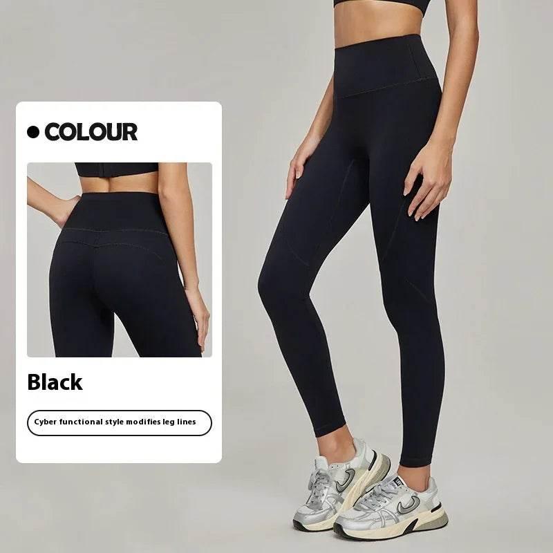 Contrast Color Yoga Pants – 7A Antibacterial & Hip-Lifting - ZA-Zola