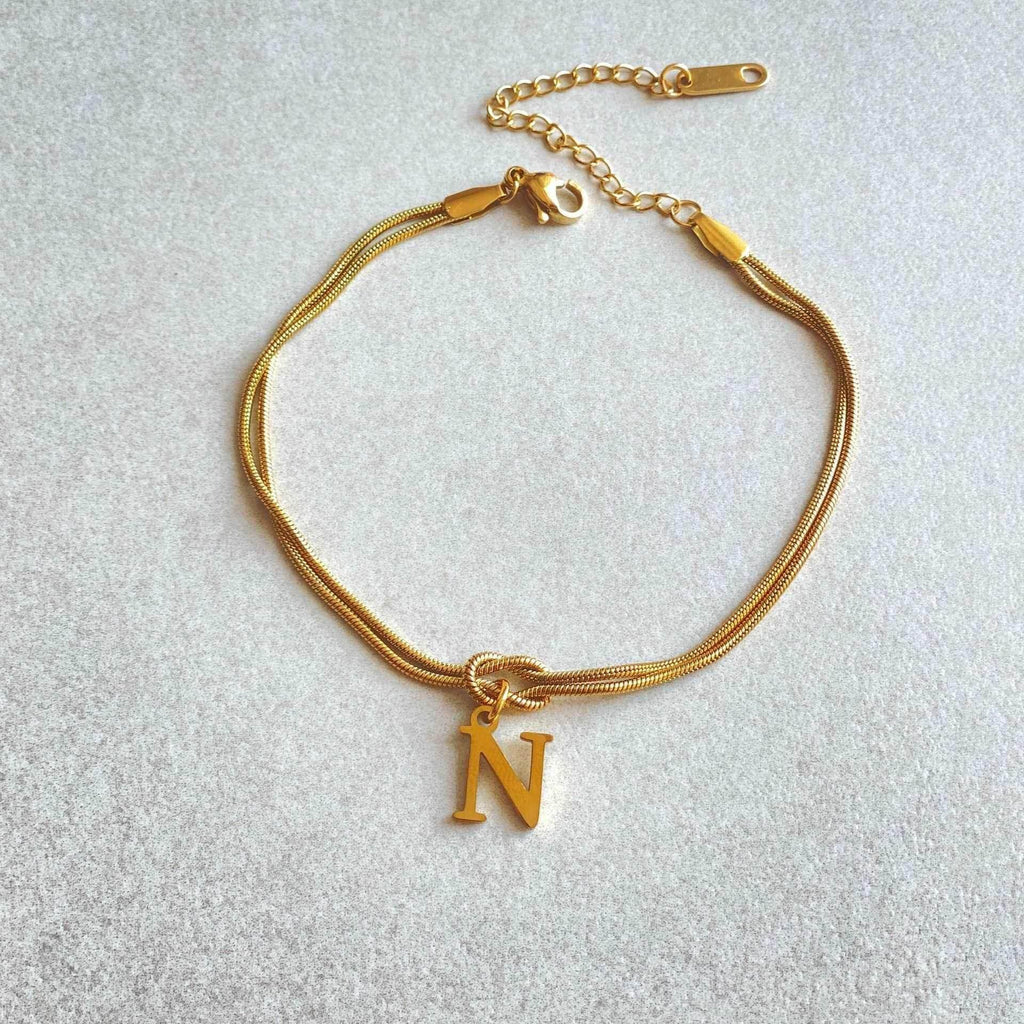 A-Z Love Knot Bracelets | Personalized Jewelry Gift - ZA-Zola