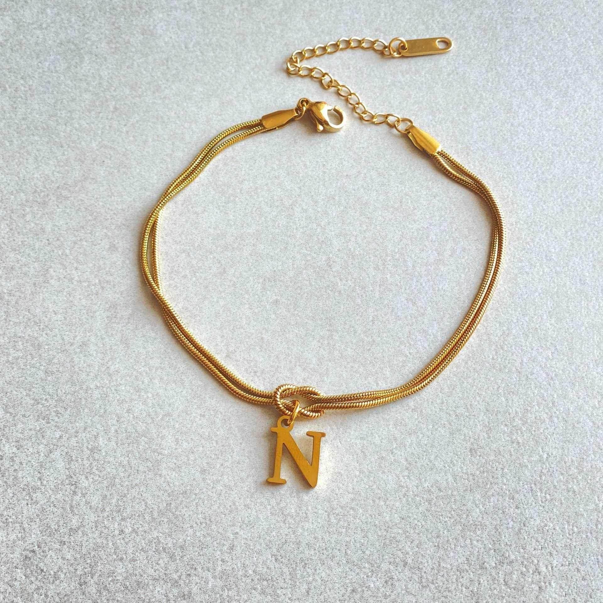 A-Z Love Knot Bracelets | Personalized Jewelry Gift - ZA-Zola