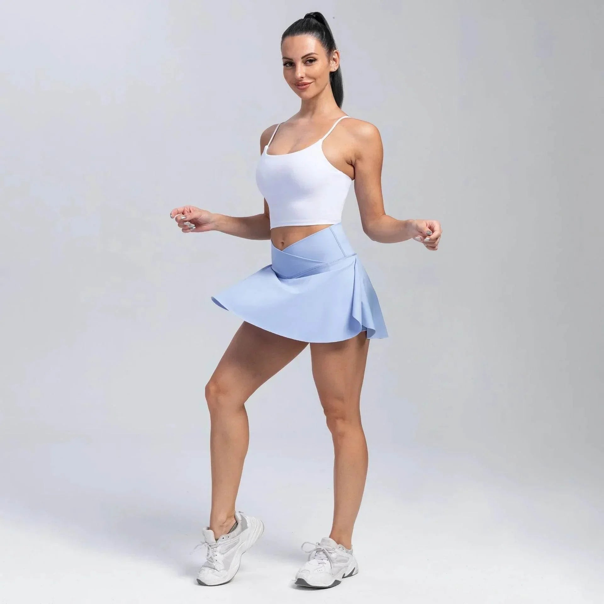 High-Waist Yoga Shorts – Stretchy & Breathable Fit - ZA-Zola