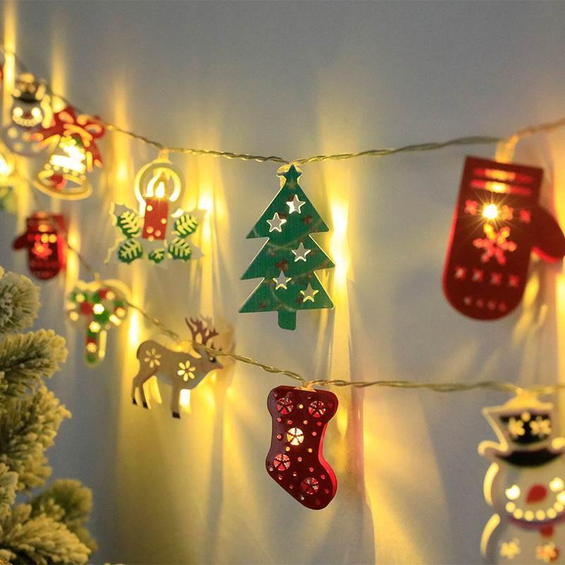 Christmas LED Light String Santa & Snowman Décor - ZA-Zola