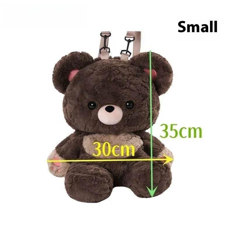 Cute Bear Plush Backpack | Soft & Stylish Bag - ZA-Zola