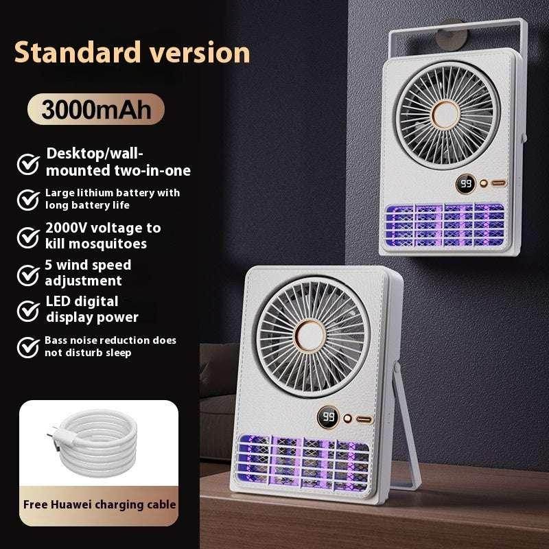 Rechargeable Fan Mosquito Killer Lamp Outdoor Use - ZA-Zola