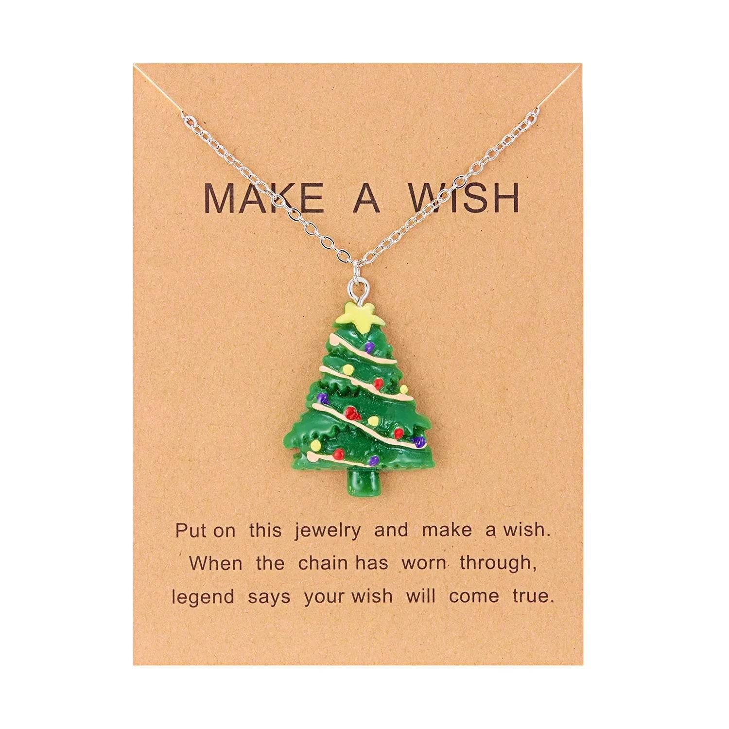 Shop Cute Cartoon Christmas Necklace – Festive Charm - ZA-Zola