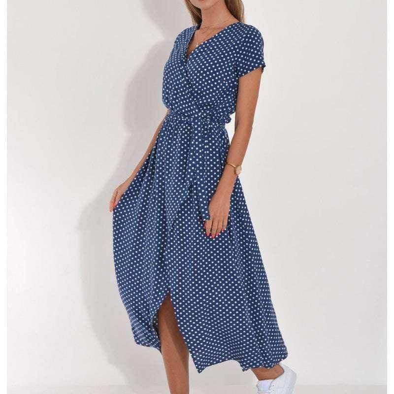 Stylish Printed Beach Dress – Light & Breezy Fit - ZA-Zola