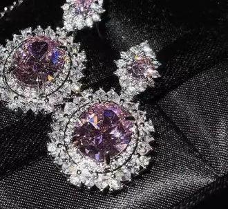 Luxury Three-Piece Inlaid Jewelry Set for Women - ZA-Zola