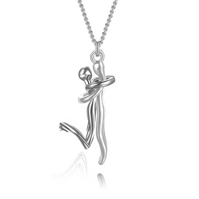 18K Love Hug Necklace – Perfect Couple's Gift - ZA-Zola