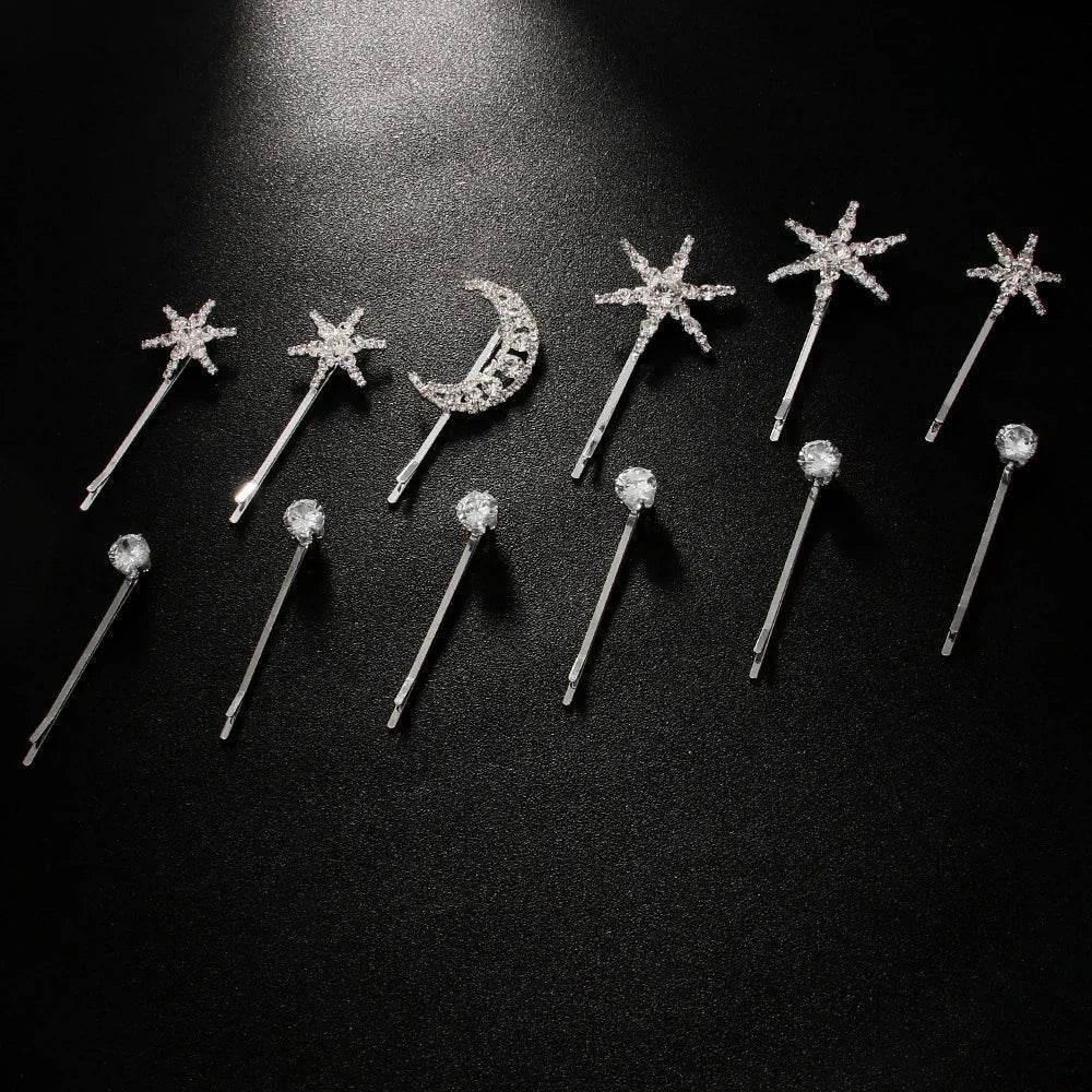 Shop Star Hairpin – Cute Trumpet Rhinestone Bobby Pin - ZA-Zola