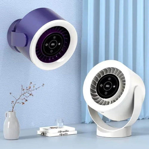 100-Speed USB Desk Fan with Light & LED Display - ZA-Zola