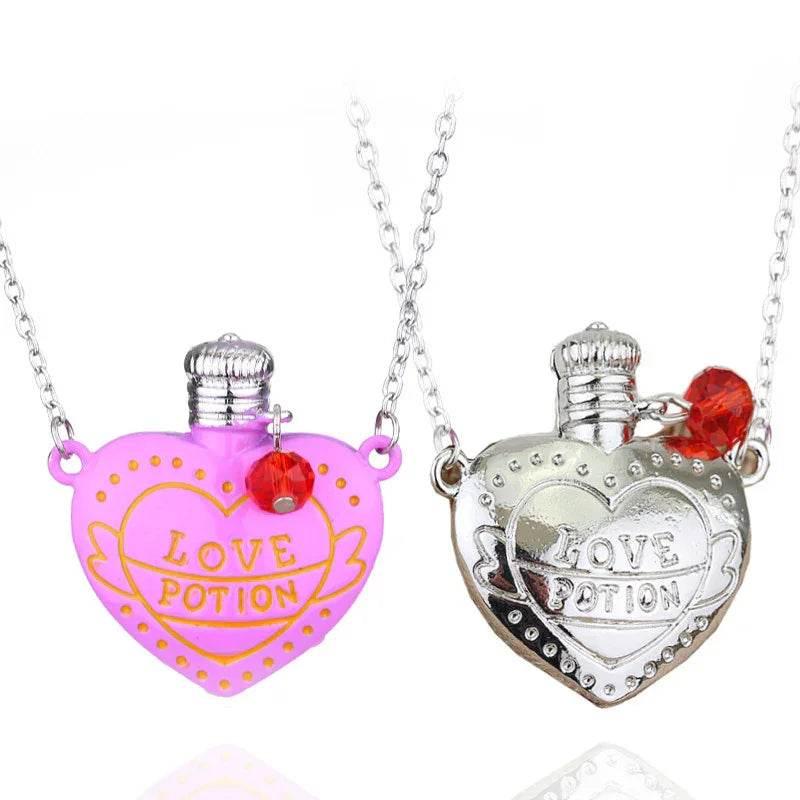 Love Poison Pill Bottle Pendant Necklace – Valentine's Gift - ZA-Zola