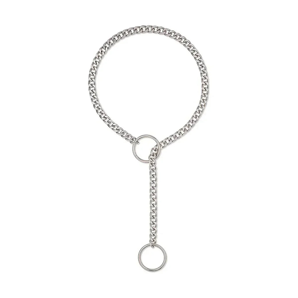Stainless Steel Lariat Heart Necklace – Punk Rock Style - ZA-Zola